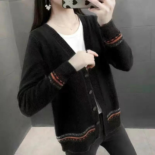 Soft Cotton Loose Knitted Cardigan