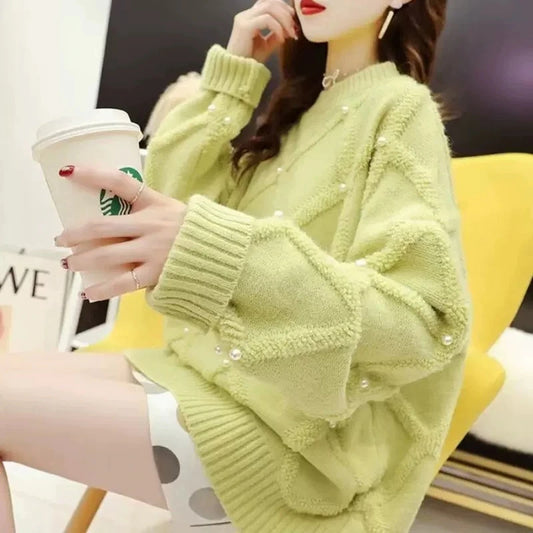 Pearl knitted Pullover