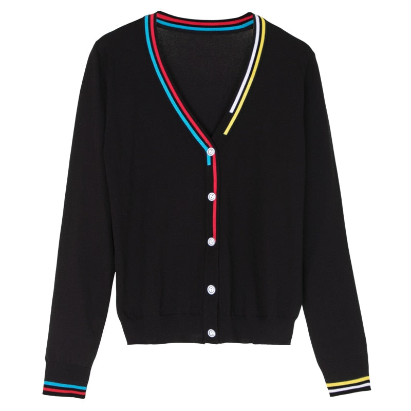 Cropped Korean Fashion Style Sweaters