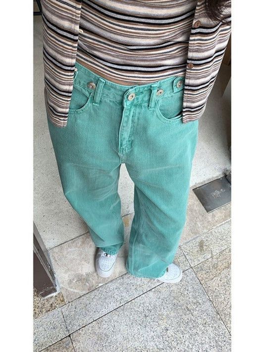 Baggy Jeans Women Oversize High Waist Denim Pants