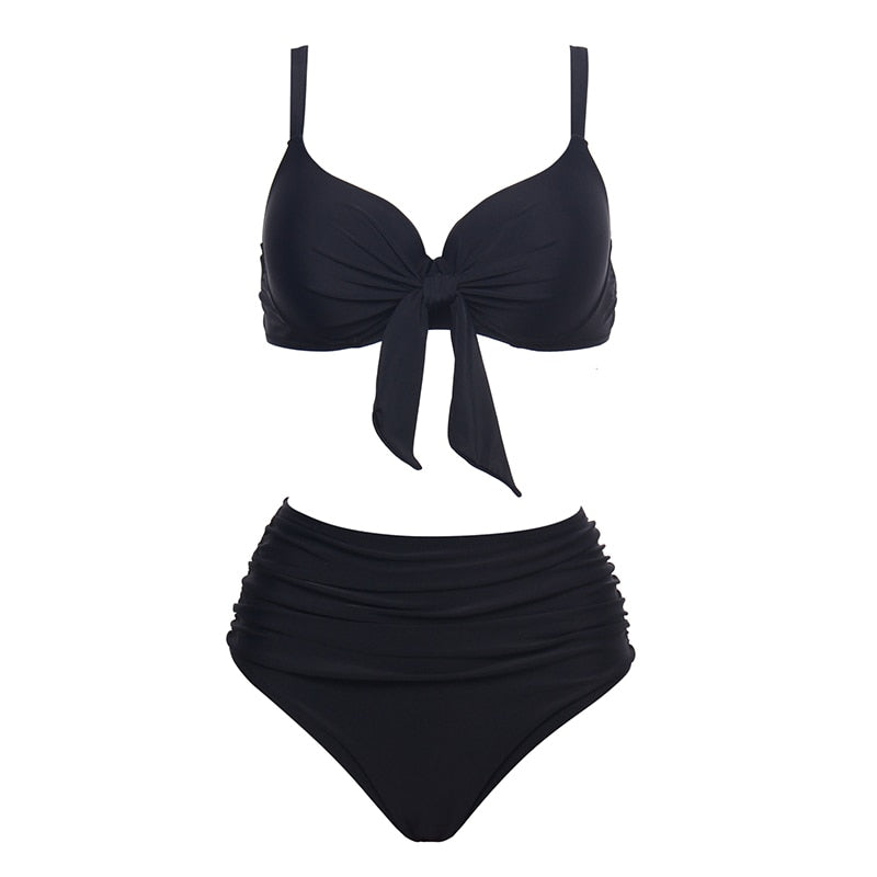 Two Piece Bikini High Waist Swimsuit