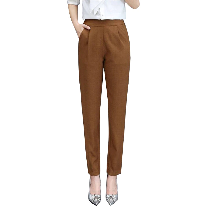 High Waist Casual Trouser