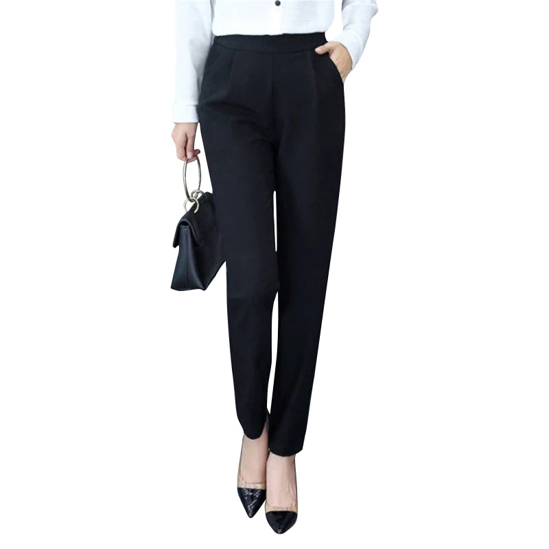 High Waist Casual Trouser