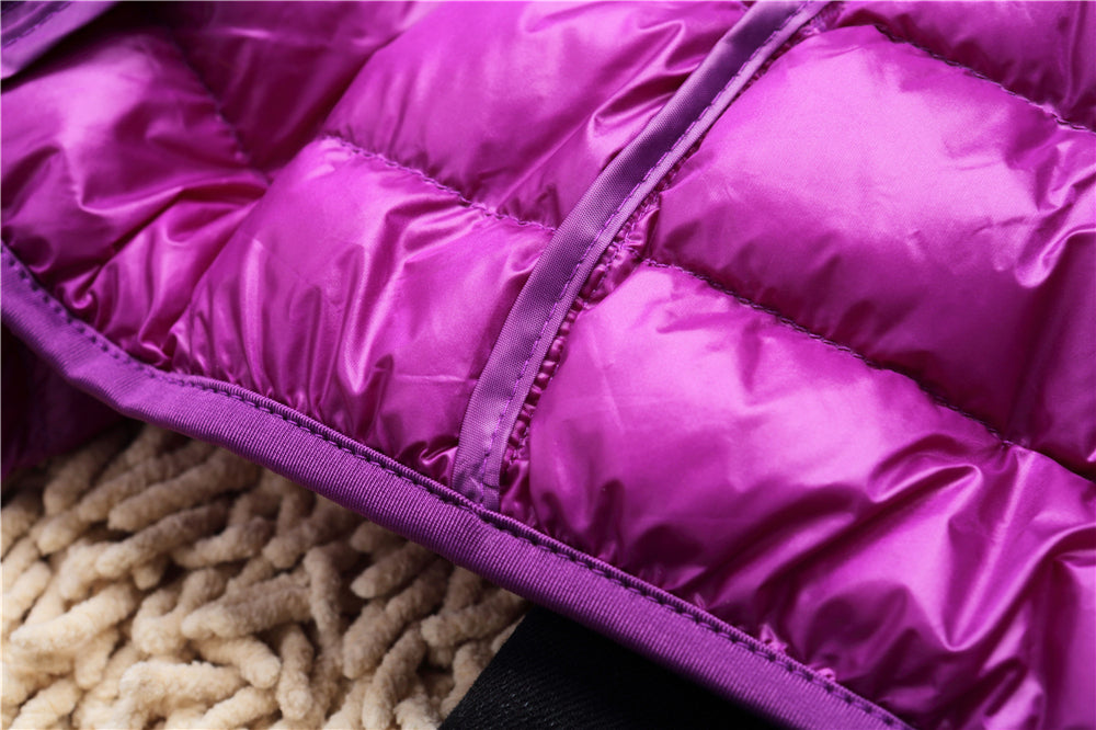 Lightweight Packable Hooded Down Jacket