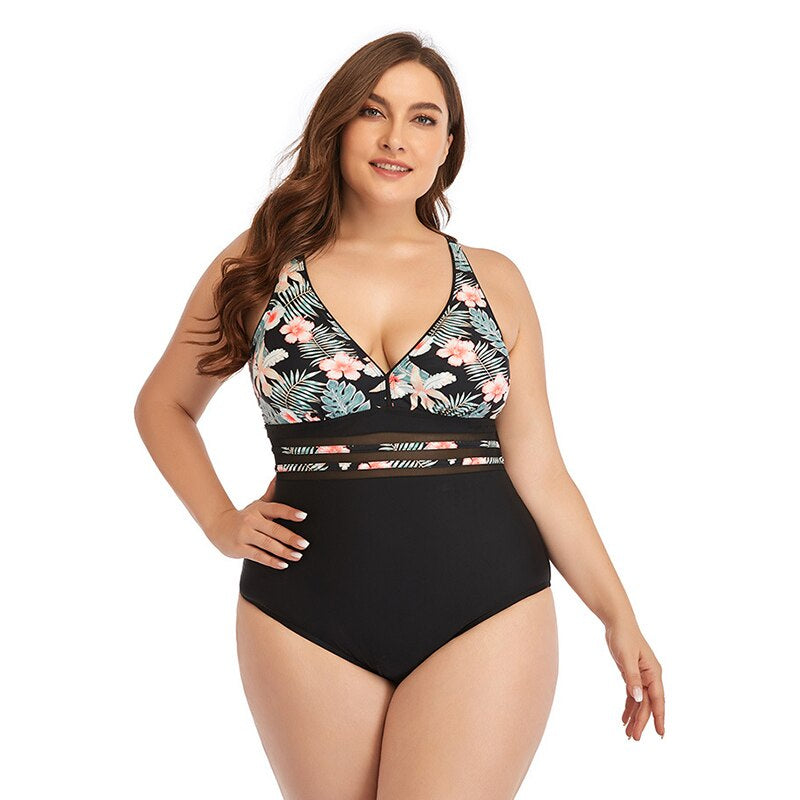 Floral One Piece Swimsuit