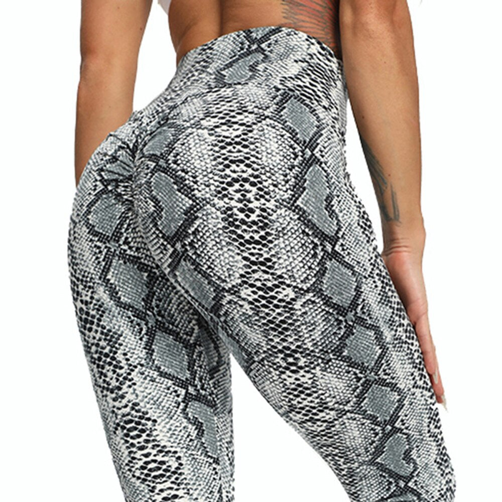 Snake Print Yoga Pants