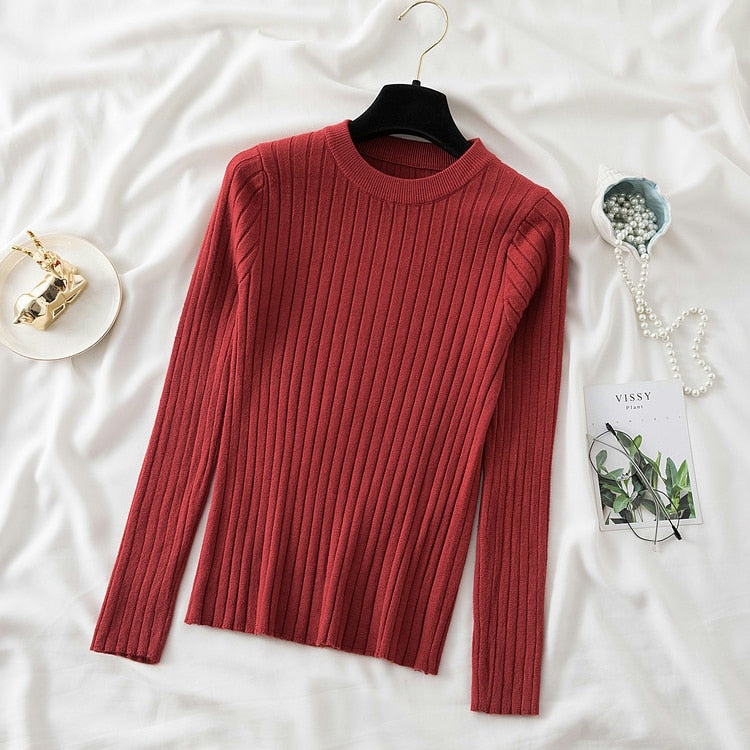 Sweaters knit soft shirt