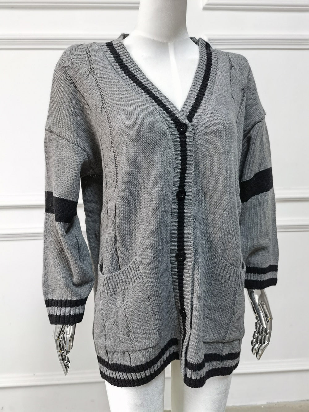 Single Breasted Cotton Cardigan