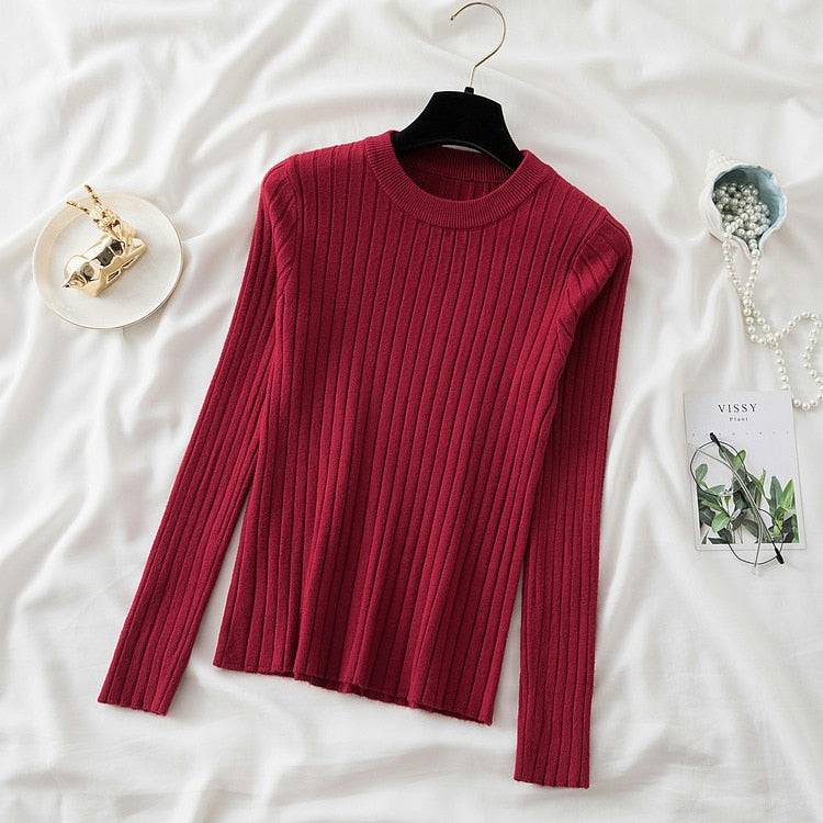 Sweaters knit soft shirt