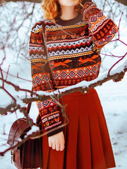 Winter Thicken Knitwear Vintage Sweaters